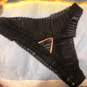 BRAND NEW VS Black Lace Underwear